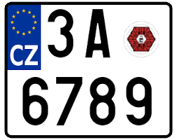 Cseh rendszám